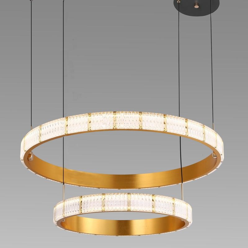 Ring  Acrylic  LED Pendant Lamp product show 3